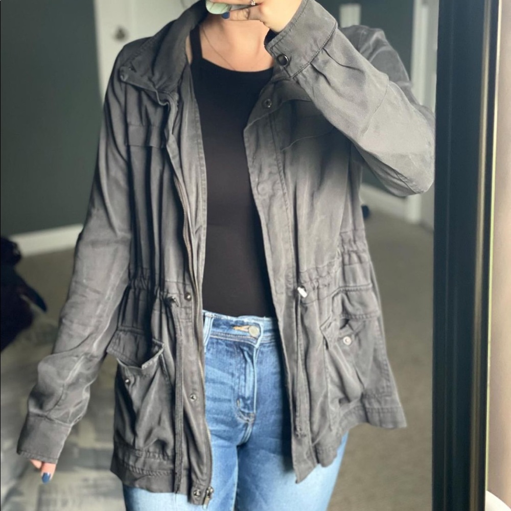 Grey utility jacket